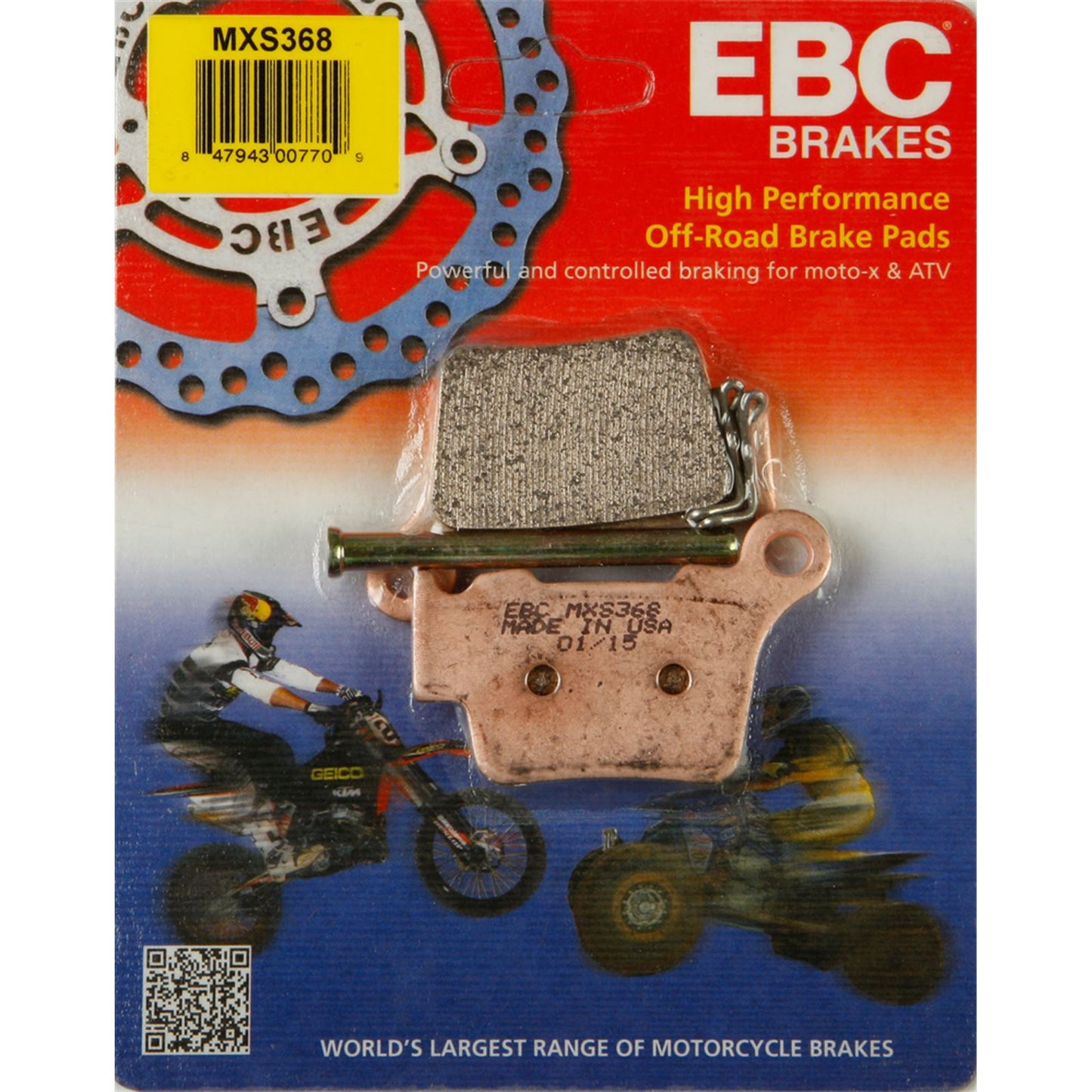 EBC Brakes Brake Pads MXS368_290969