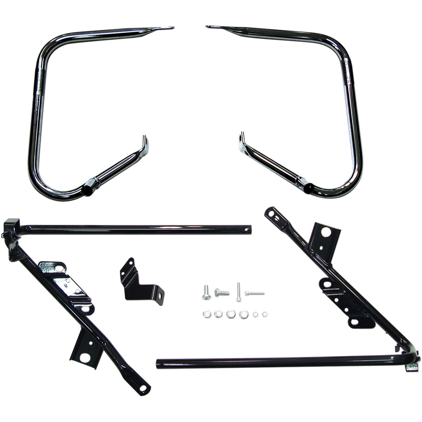 Drag Specialties Saddlebag Support Brackets - Black - 09-13FLT 3501-1425_373955
