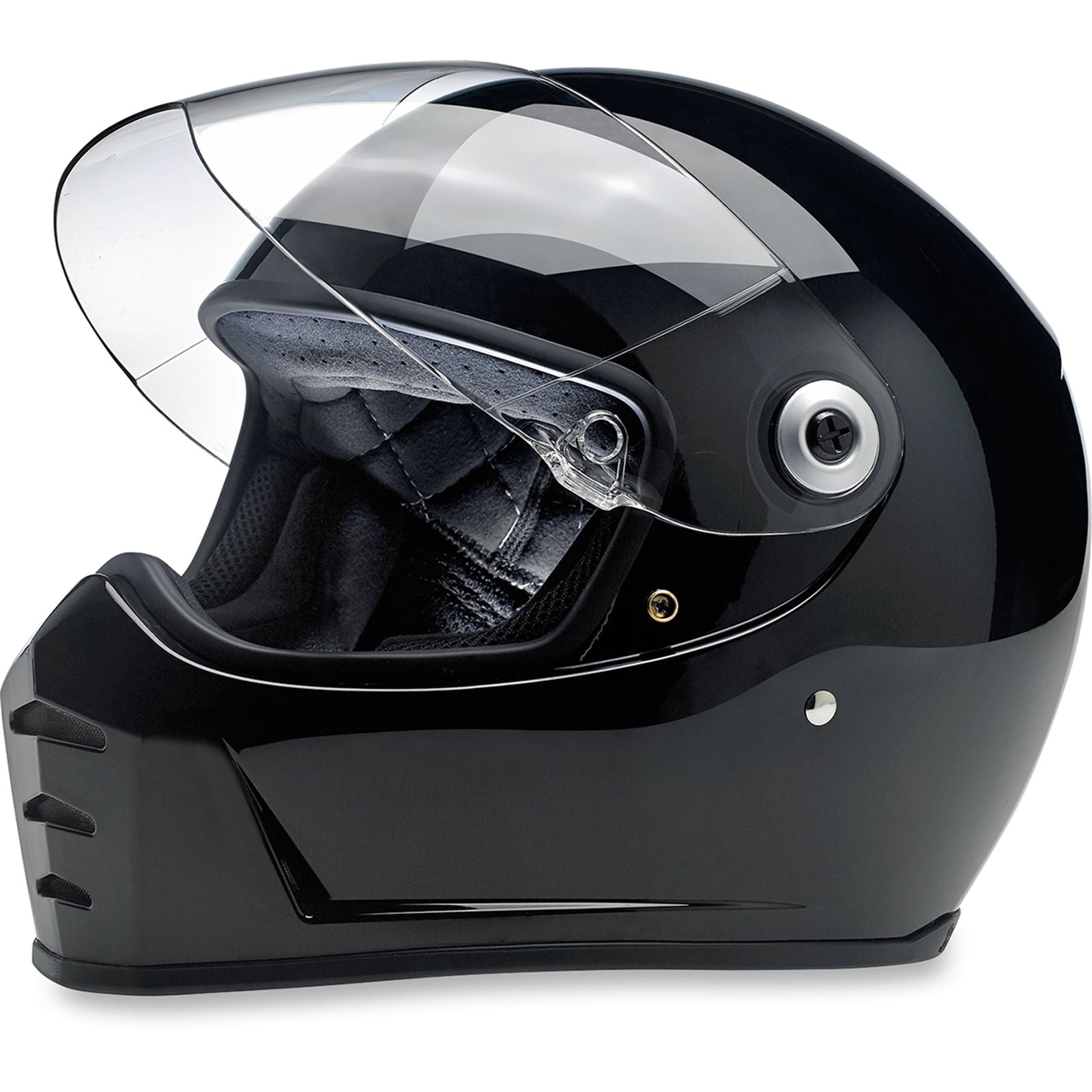 Biltwell Inc. Lane Splitter Helmet - Gloss Black_352121