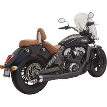 Bassani Manufacturing 2:1 Exhaust - Black - Short - Scout [MPN: 8S12JB]_350093