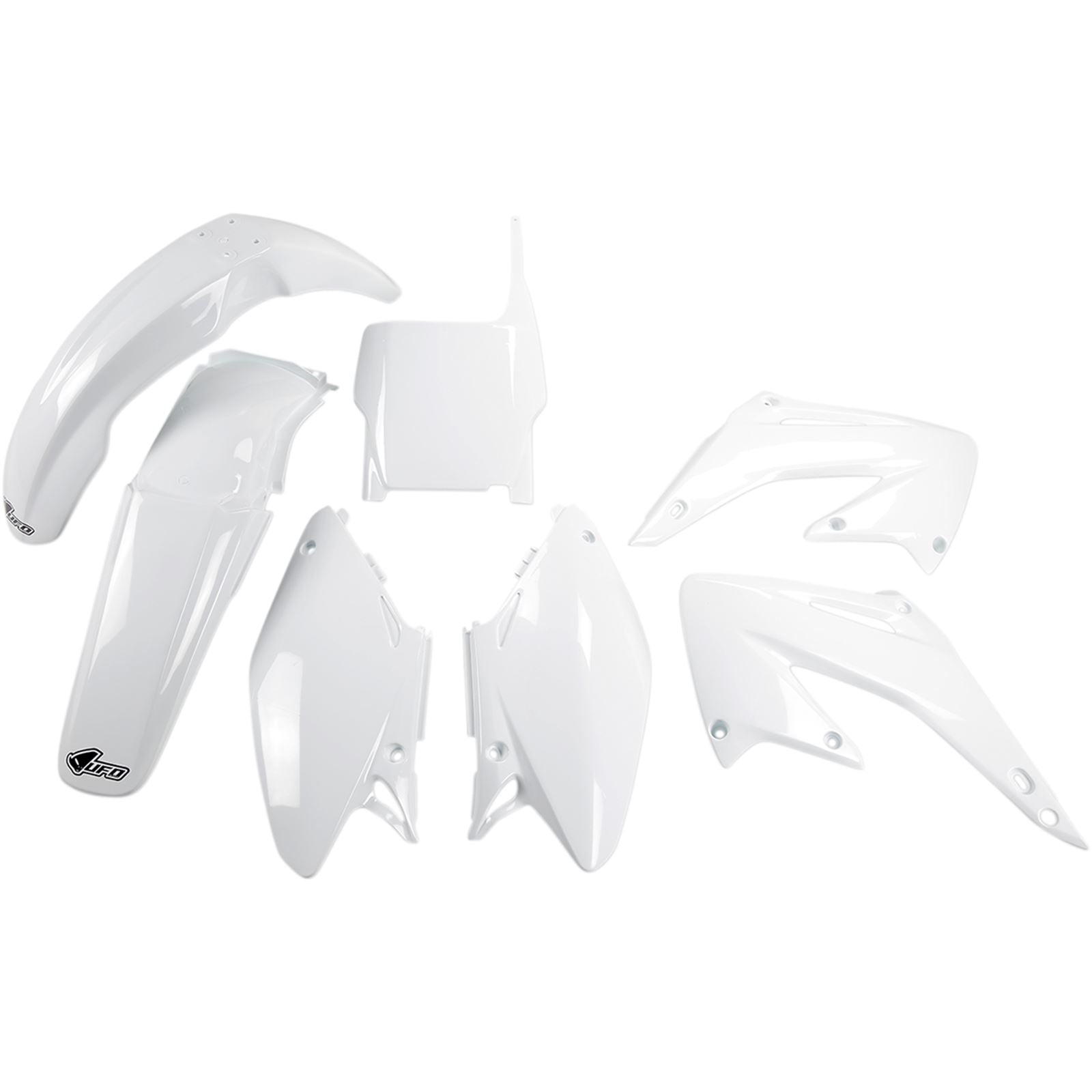 UFO Plastics Replacement Body Kit - White - '04 CR125/250 [MPN: HOKIT102-041]_488159