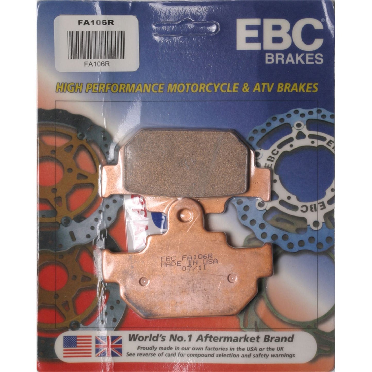 EBC Brakes Brake Pads FA106R_291044