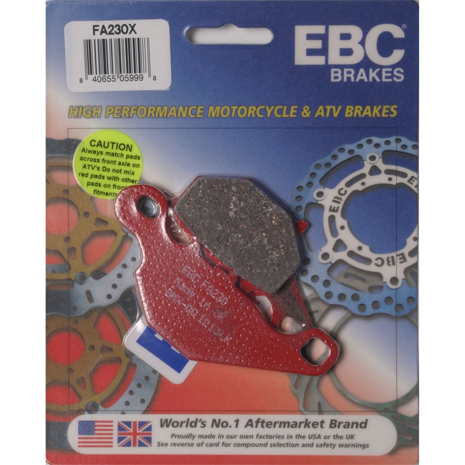 EBC Brakes Brake Pads FA230X_291075