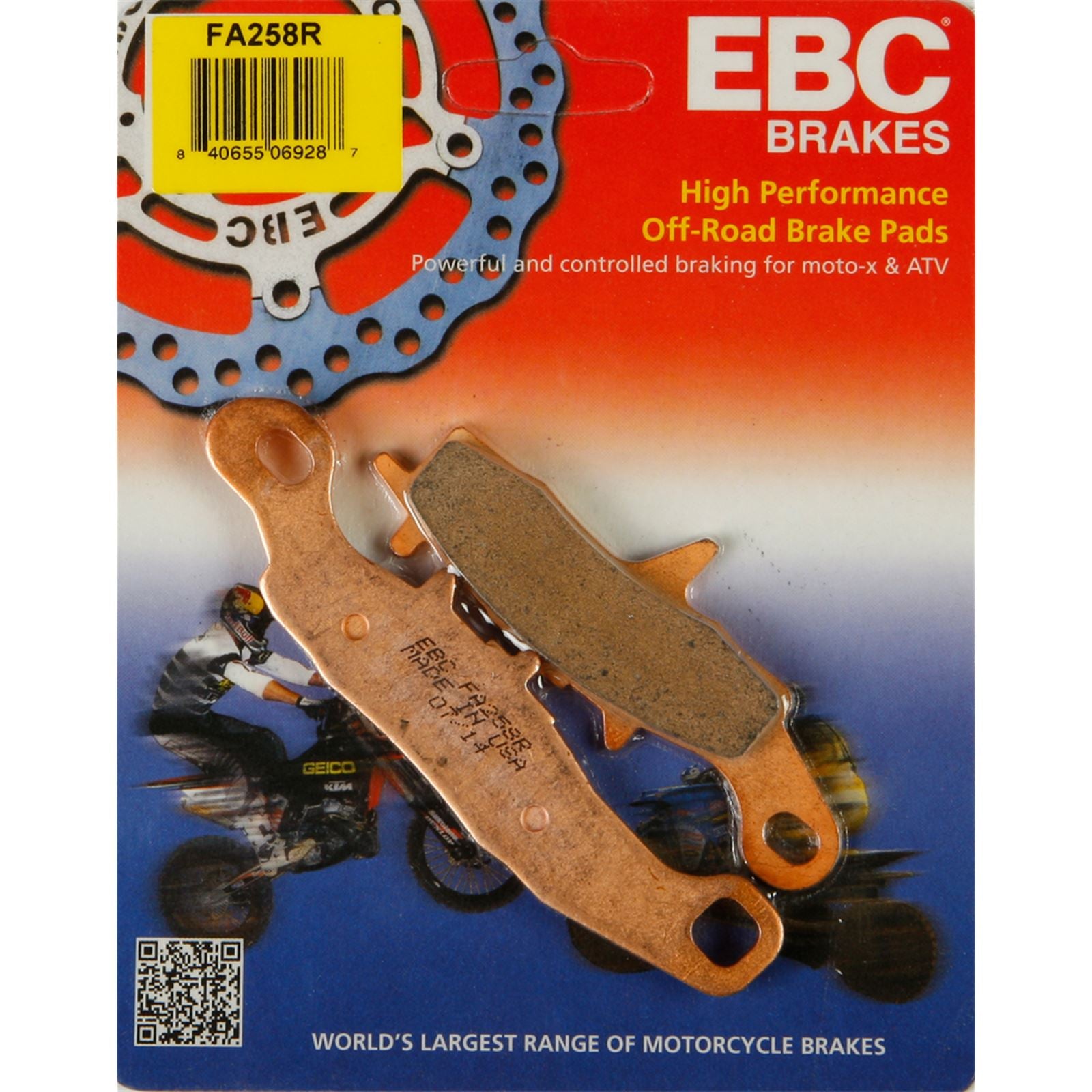 EBC Brakes Brake Pads FA258R_291080