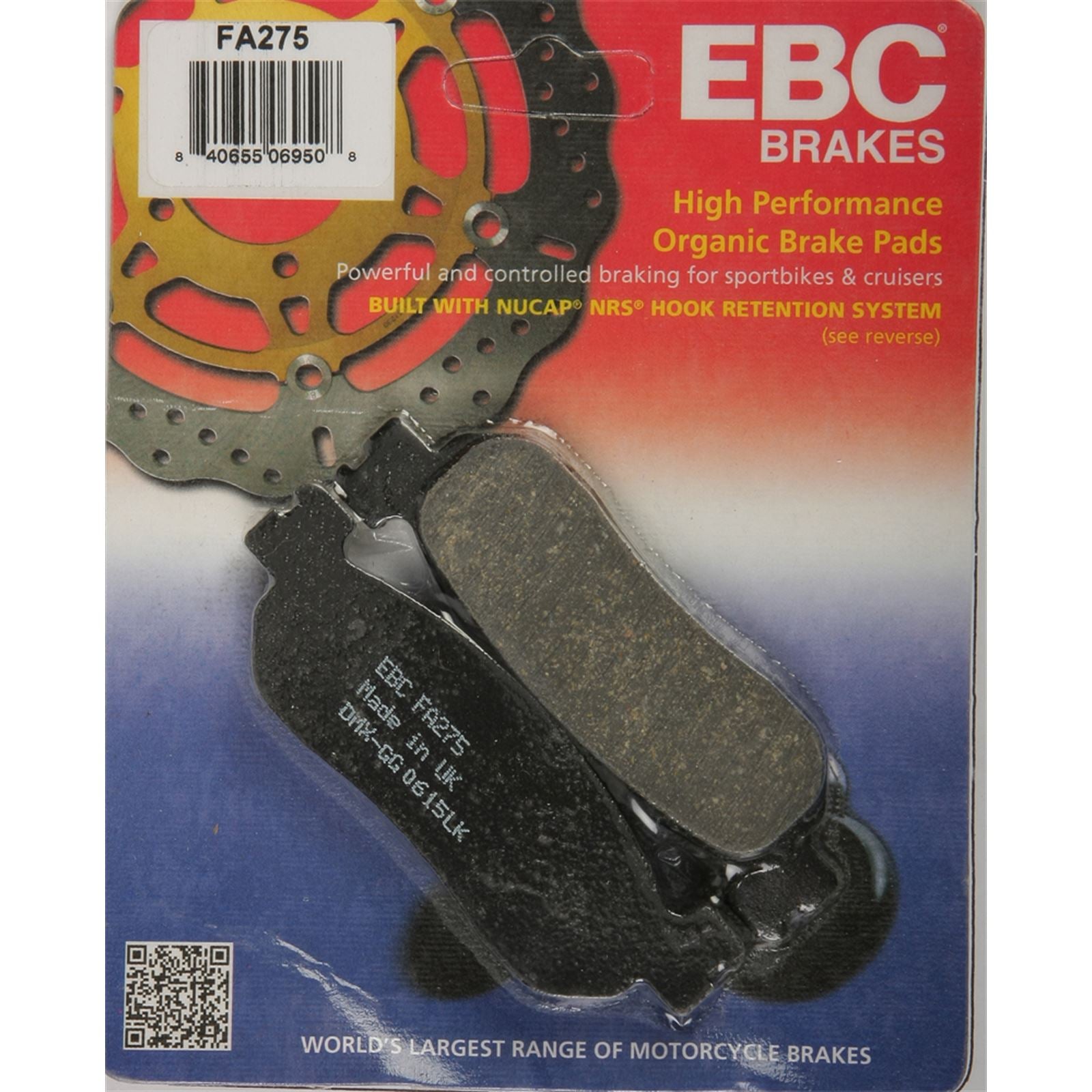 EBC Brakes Brake Pads FA275_291082