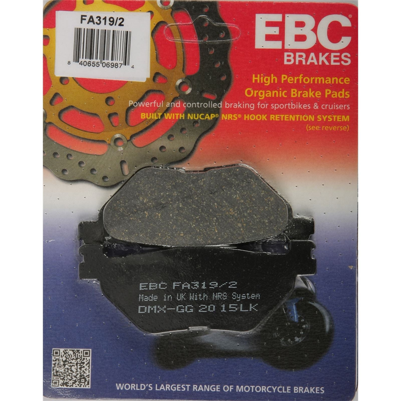 EBC Brakes Brake Pads FA319/2_291087