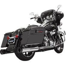 Bassani Manufacturing DNT Straight Can Mufflers - Chrome/Black - FL '95-'16 [MPN: 1F7DNT5]_350005