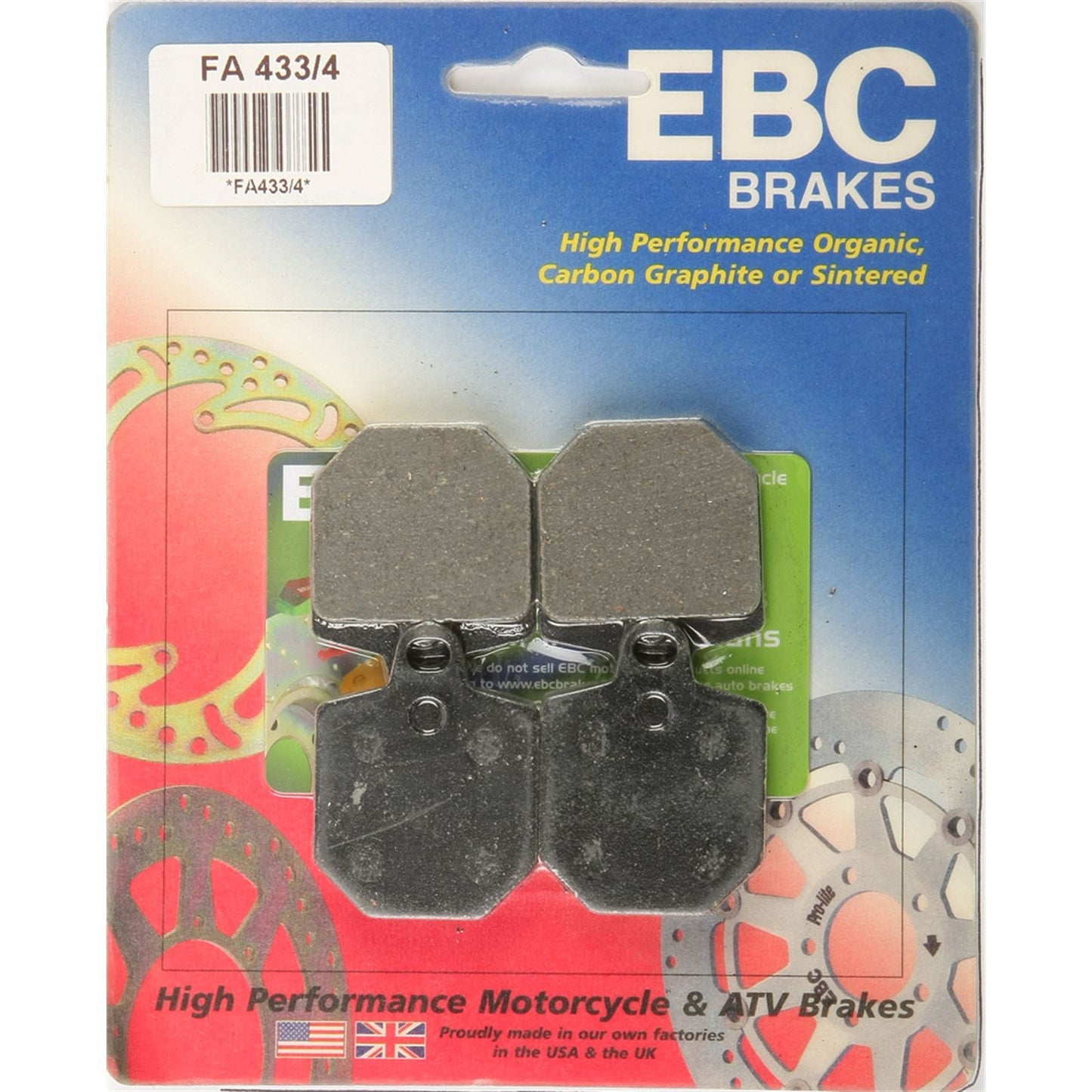 EBC Brakes Brake Pads FA433/4_291105