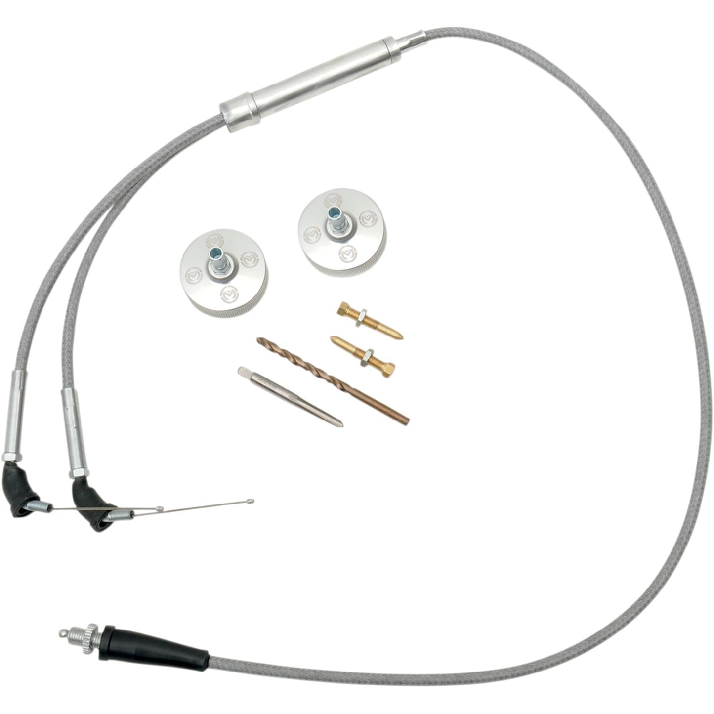 Moose Offroad Carburetor, Cover/Cable-Banshee Polished 1050-0034_435963