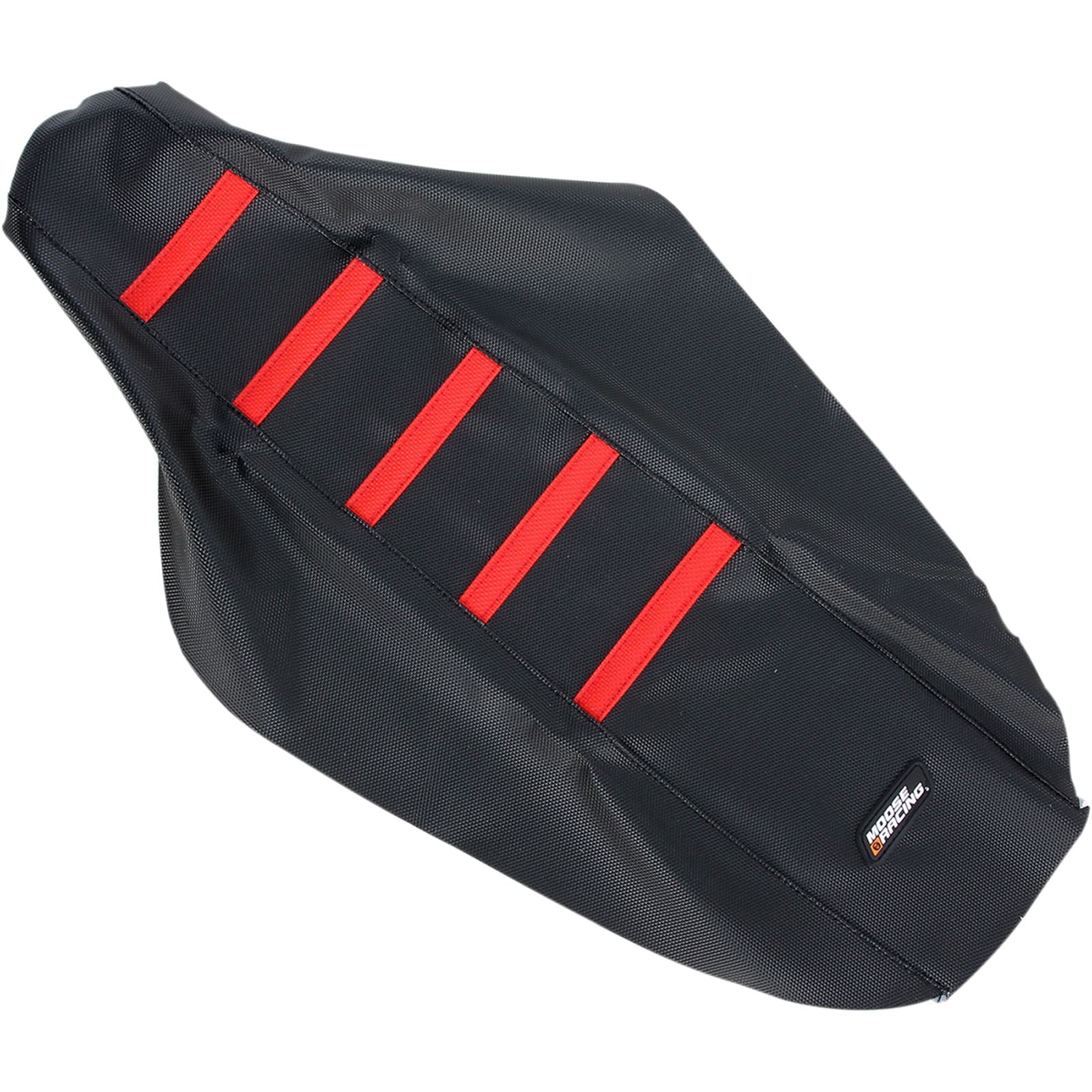 Moose Offroad Ribbed Seat Cover - Red for Honda 0821-1784_432940