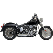Bassani Manufacturing Pro Street Exhaust - Chrome - Turn Out - '86-'17 Softail [MPN: 1S24D]_349765
