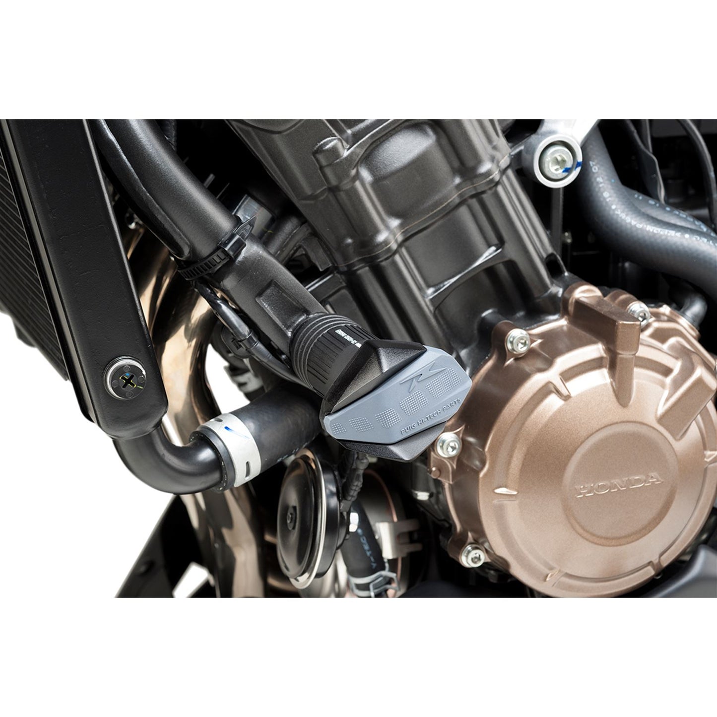 Puig Frame Sliders R12 Black for Honda 9443N_460922