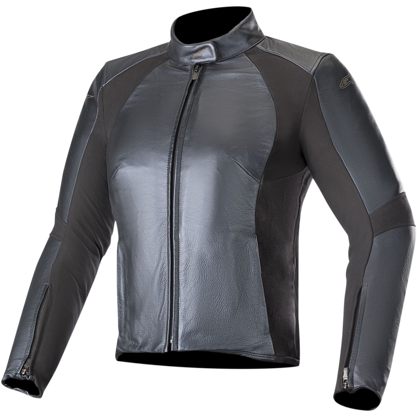 Stella Vika v2 Leather Jacket - Blue - Medium_328777
