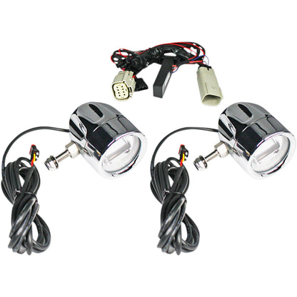 Custom Dynamics ProBeam LED Fog Light - Trike - Chrome PB-FOG-TKE-C_367324