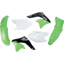 UFO Plastics Body Kit - Green/White/Black - KXF250 - '06 [MPN: KAKIT204-999]_487486