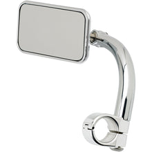 Biltwell Inc. Rectangular Clamp-On Mirror - 7/8" - Chrome 6502-278-501_353014