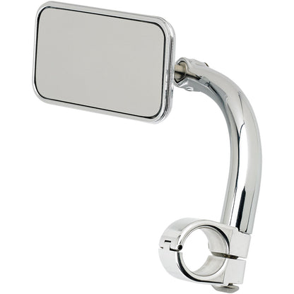 Biltwell Inc. Rectangular Clamp-On Mirror - 7/8" - Chrome 6502-278-501_353014
