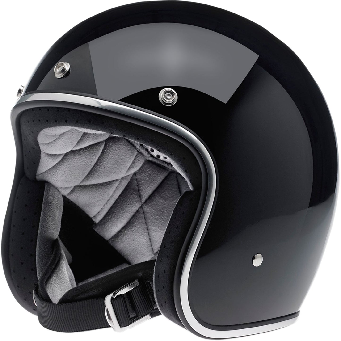 Biltwell Inc. Bonanza Helmet - Gloss Black_352398