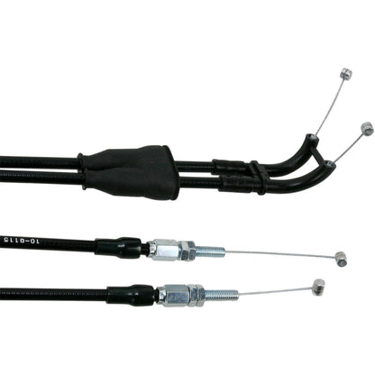 Motion Pro Black Vinyl Throttle Push-Pull Cable Set 10-0115_444311