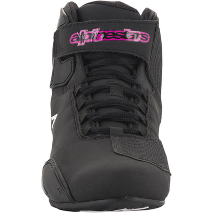 Alpinestars Women's Sektor Shoes - Black/Pink - Size 10 [MPN: 2515719103910]_338449