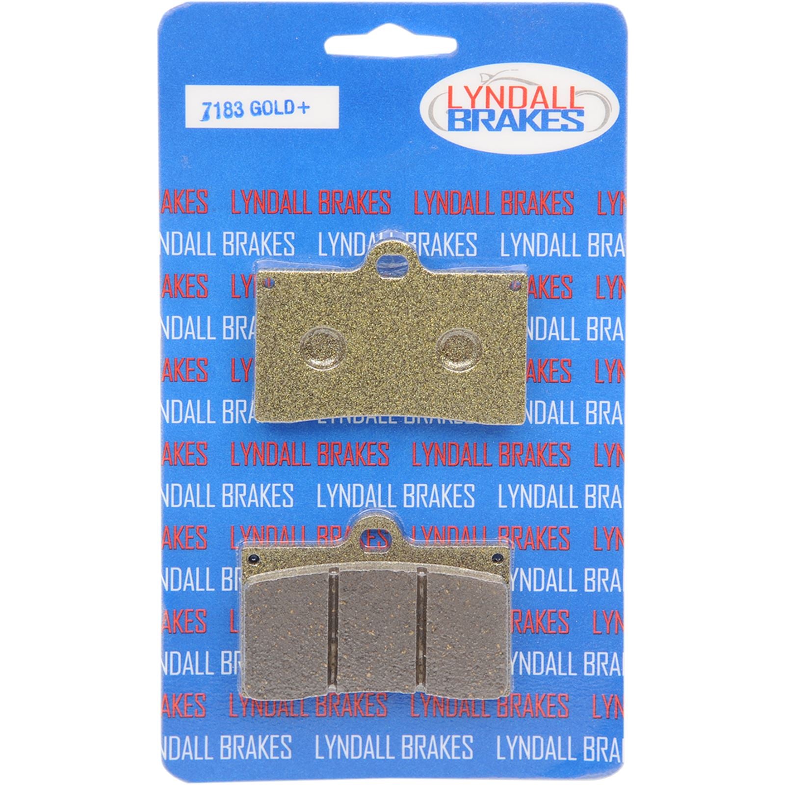 Lyndall Brakes Brake Pads - Gold+ Fits Brembo 4 Piston Calipers for Indian Victory [MPN: 7138-GPLUS]_419870