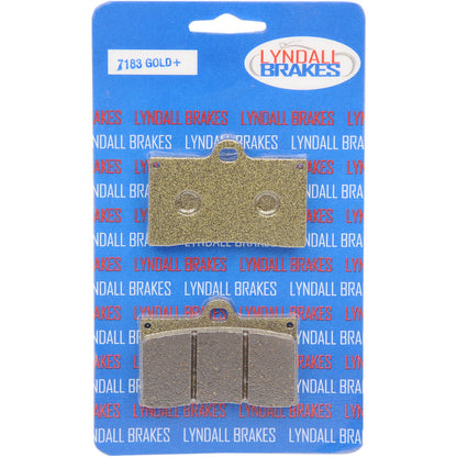 Lyndall Brakes Brake Pads - Gold+ Fits Brembo 4 Piston Calipers for Indian Victory [MPN: 7138-GPLUS]_419870