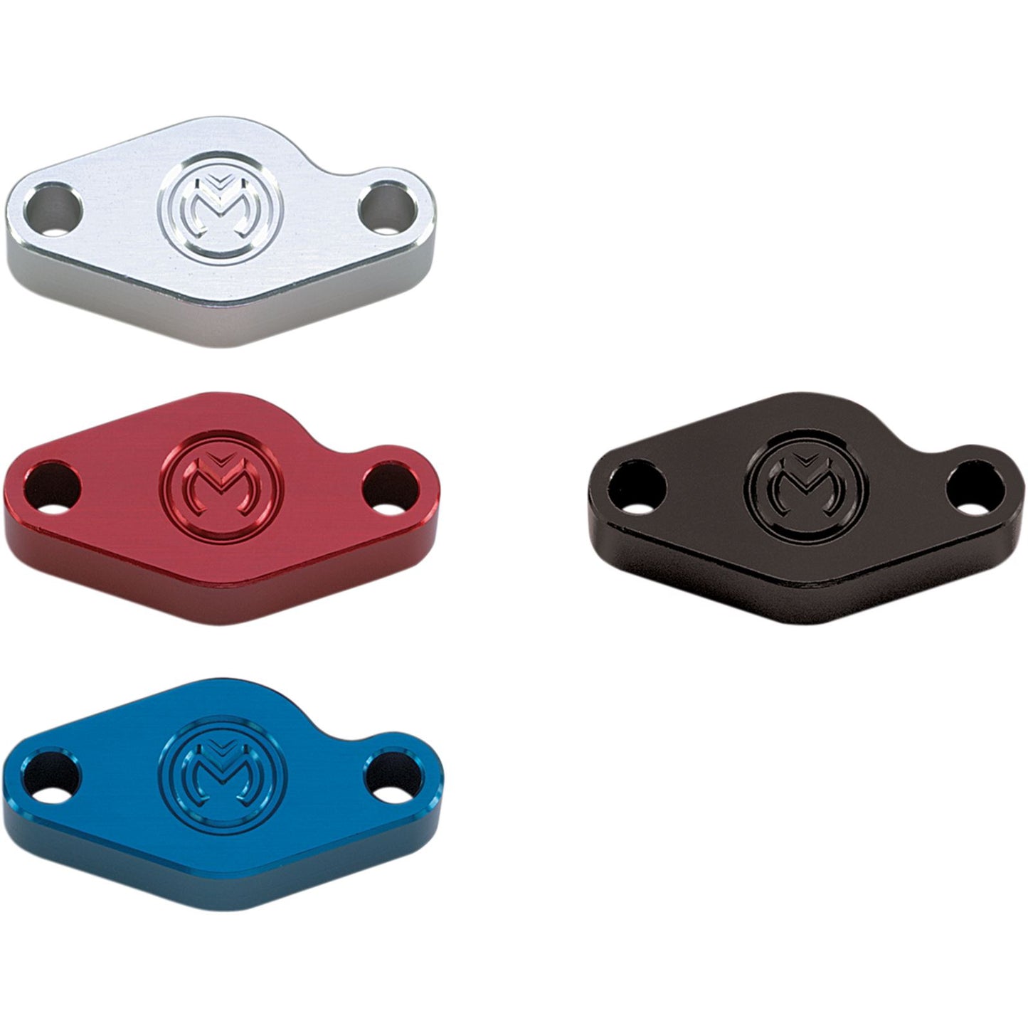 Moose Offroad E-Brake Block-Off Plate - Blue M88057_439785