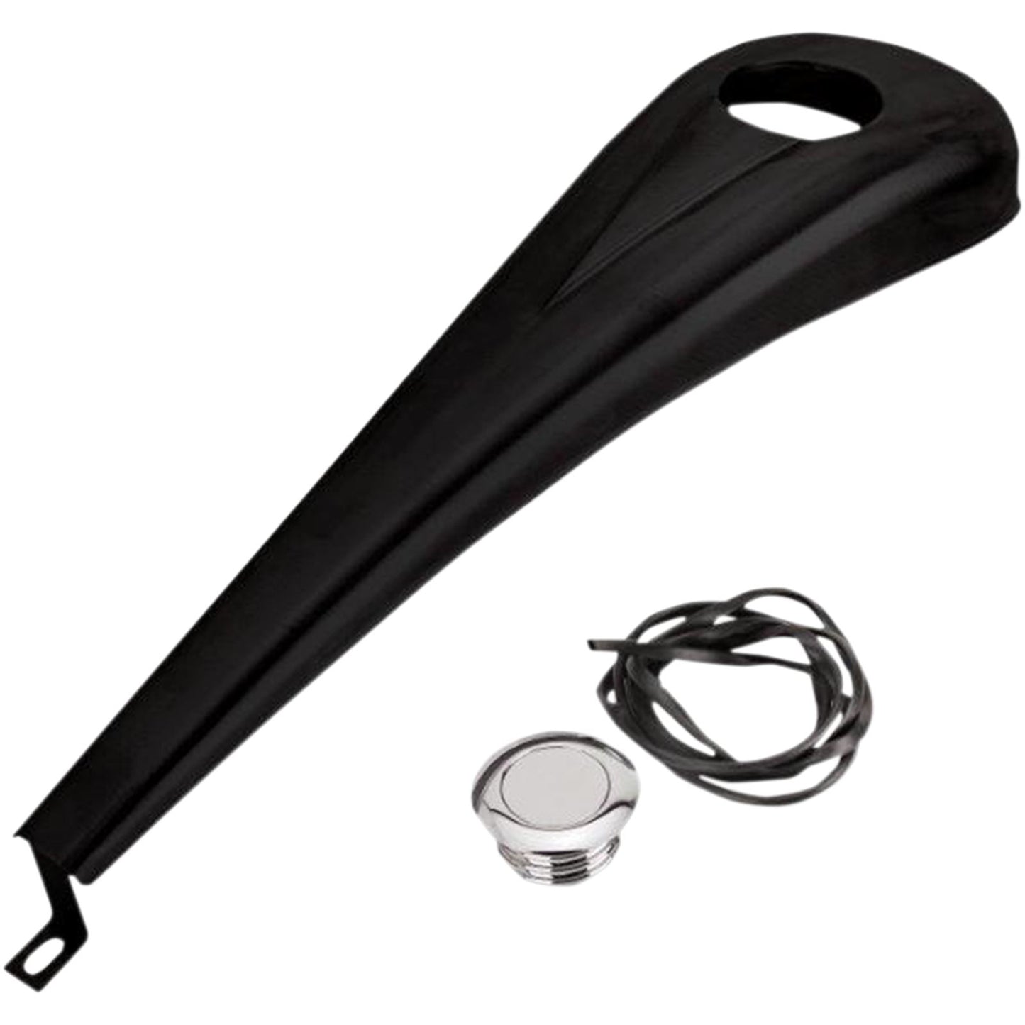 Paul Yaffe's Bagger Nation Steel Dash Kit for 6-Gallon Tank - Gloss Black Powdercoat [MPN: DDK-S-08-OEM-B]_452195