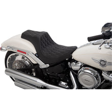 Drag Specialties Predator III Seat - Diamond - Silver Thread - Vinyl [MPN: 0802-1189]_373984