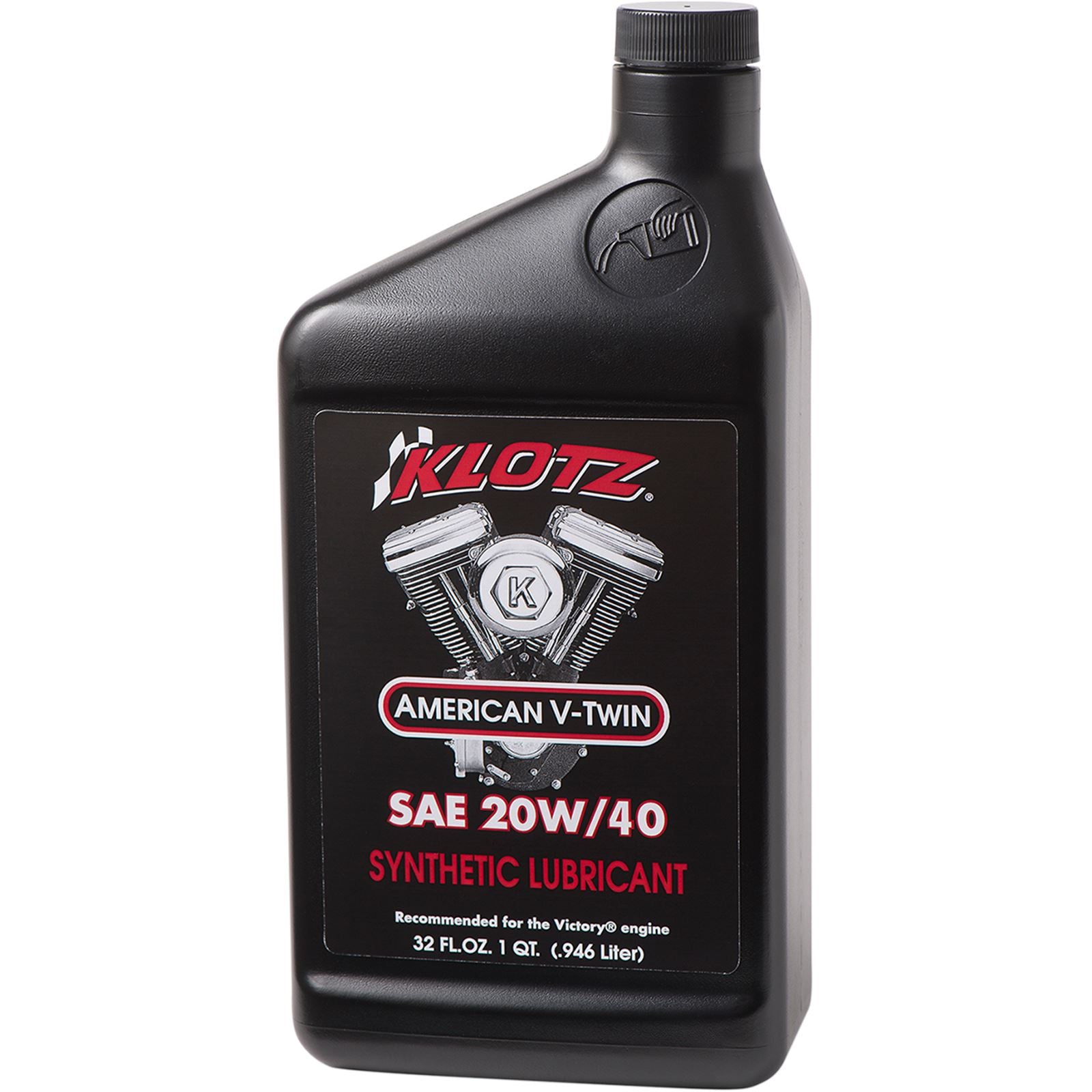 Klotz V Twin Synthetic Oil - 20W-40 - 1 US quart [MPN: KV-2040]_409926