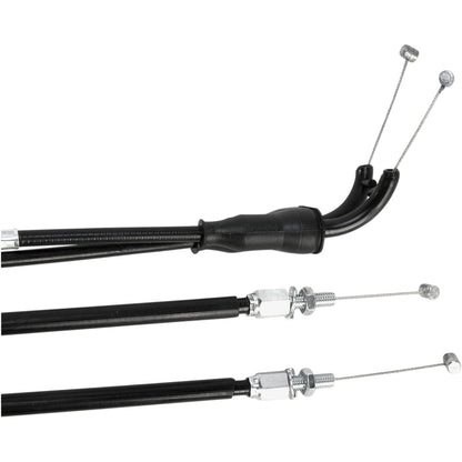 Motion Pro Black Vinyl Throttle Cable Set 03-0428_444348