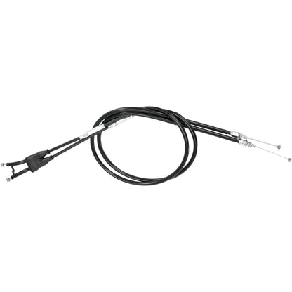 Motion Pro Black Vinyl Throttle Cable Set 03-0428_444349