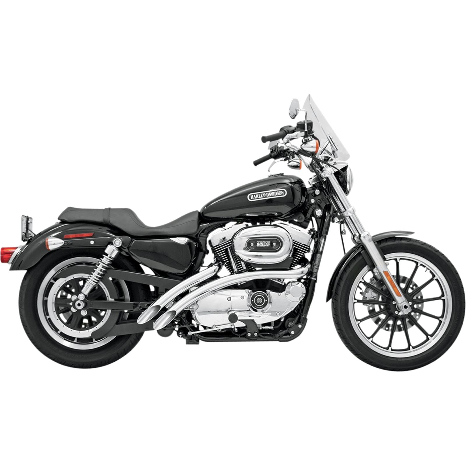 Bassani Manufacturing Radial Sweeper Exhaust - Chrome - '86-'03 XL [MPN: XL-FF12]_349689