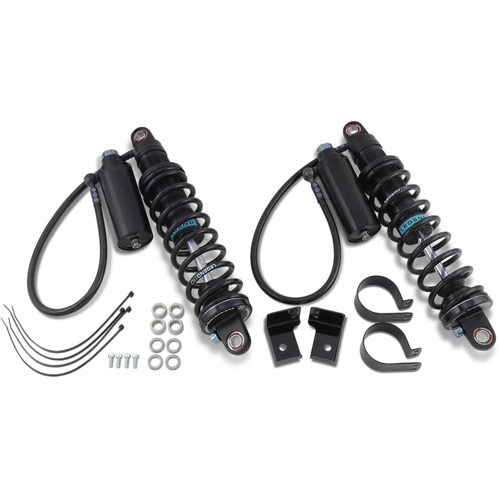 Legend Suspensions Revo ARC Remote Reservoir Shocks - Standard - Black - 14" - '09-'13 FL [MPN: 1310-1884]_418359