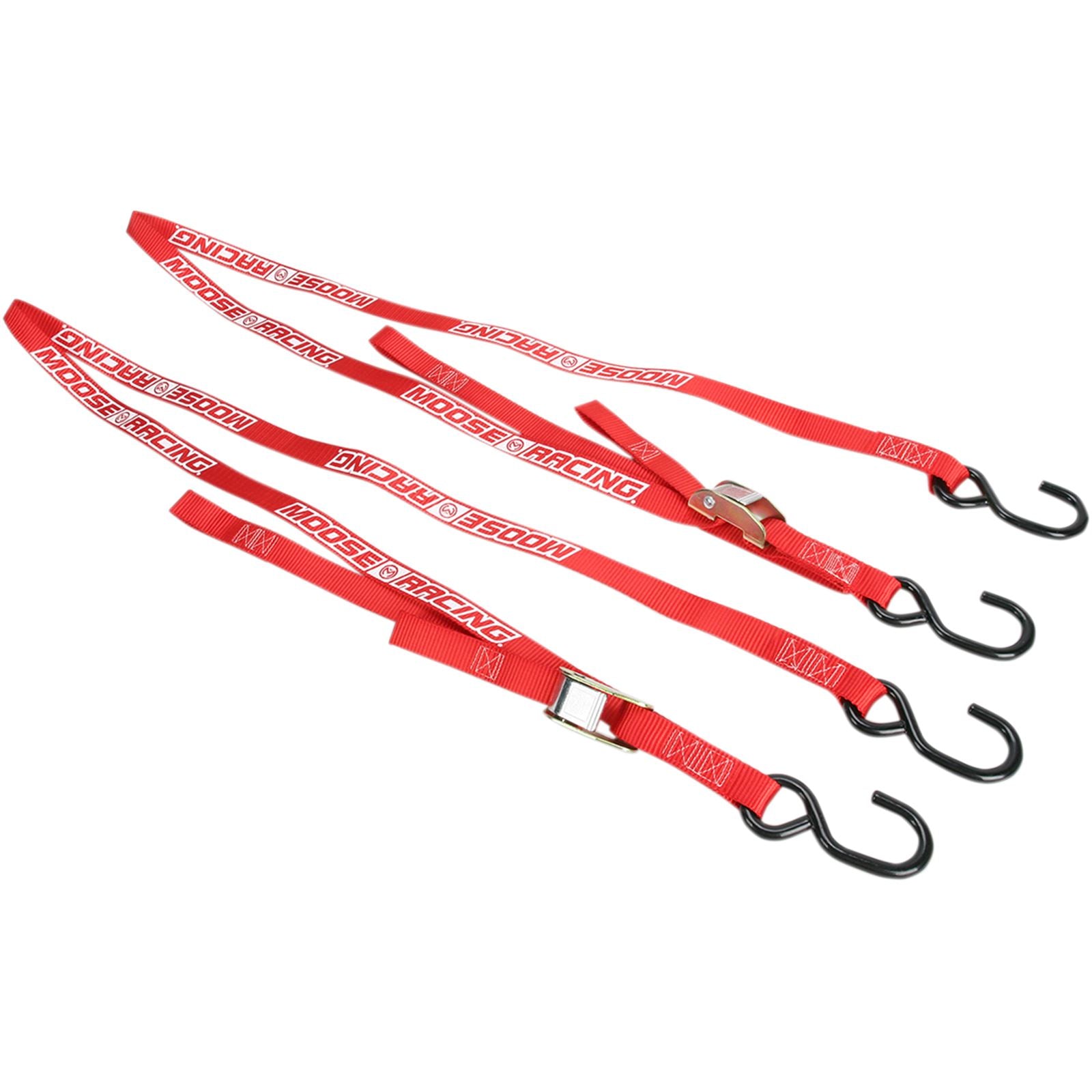 Moose Offroad Soft-Tie Tie-Downs - Red 3920-0303_438235