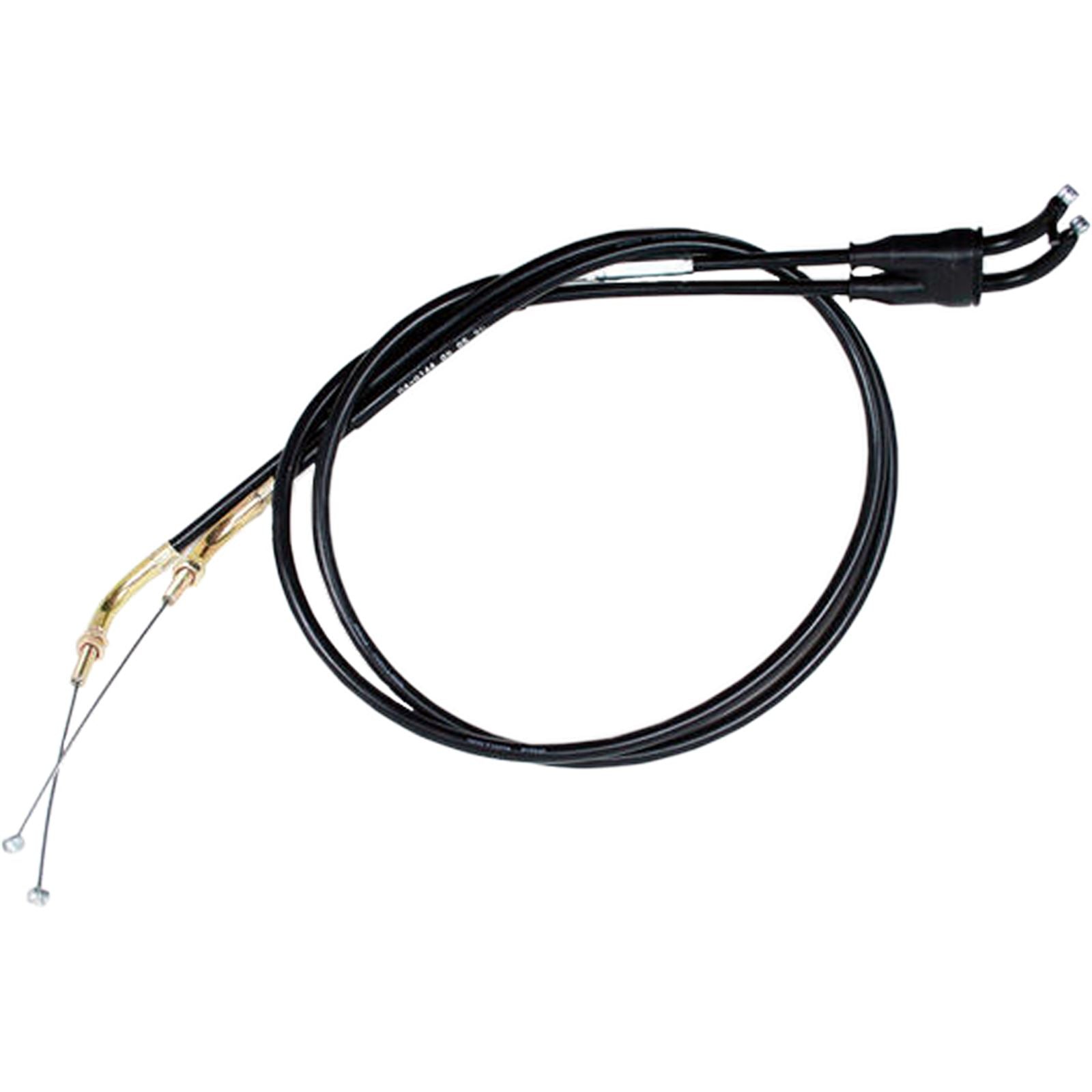 Motion Pro Black Vinyl Throttle Push-Pull Cable Set 04-0144_291373