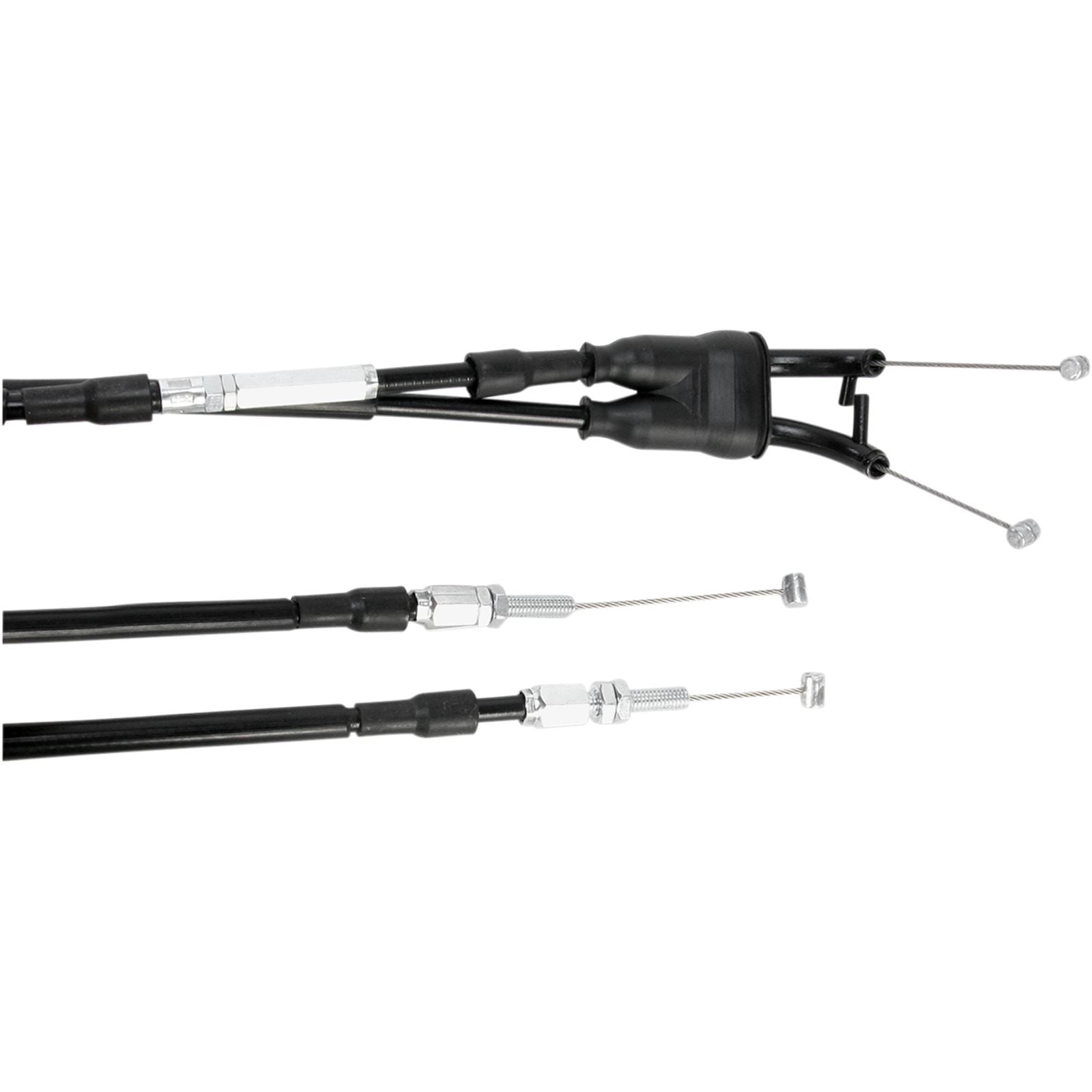 Motion Pro Black Vinyl Throttle Push-Pull Cable Set 04-0278_444355