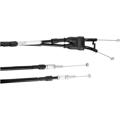 Motion Pro Black Vinyl Throttle Push-Pull Cable Set 04-0278_444355