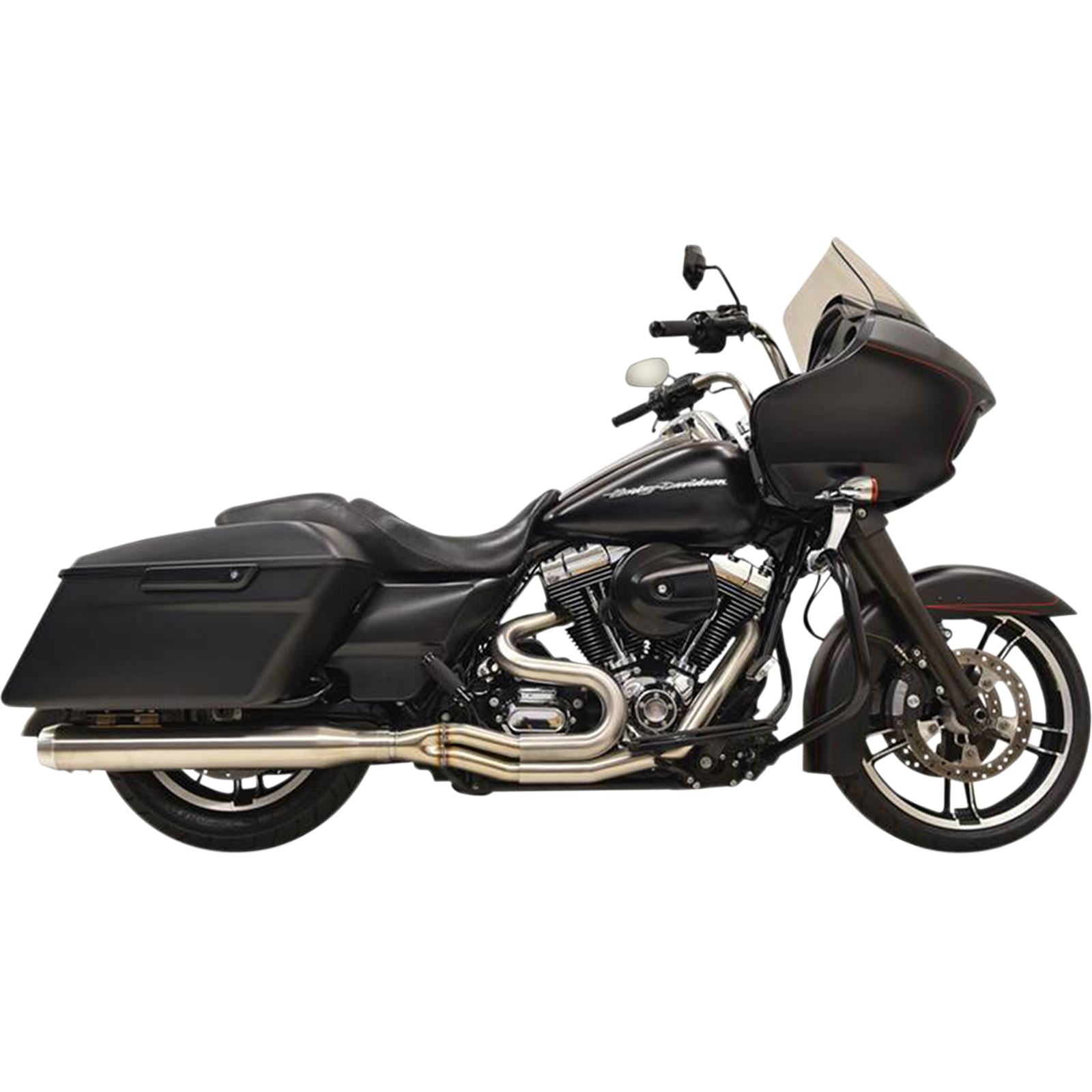 Bassani Manufacturing 2:1 Exhaust - Stainless Steel - Straight Can [MPN: 1F18SS]_349873