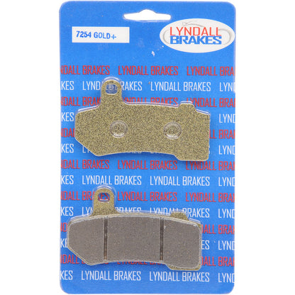 Lyndall Brakes Gold-Plus Brake Pads for Harley-Davidson [MPN: 7254-GPLUS]_419887