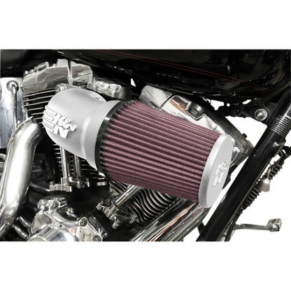 K&N Filters Intake Kit Softail/Dyna Silver [MPN: 57-1137S]_402690