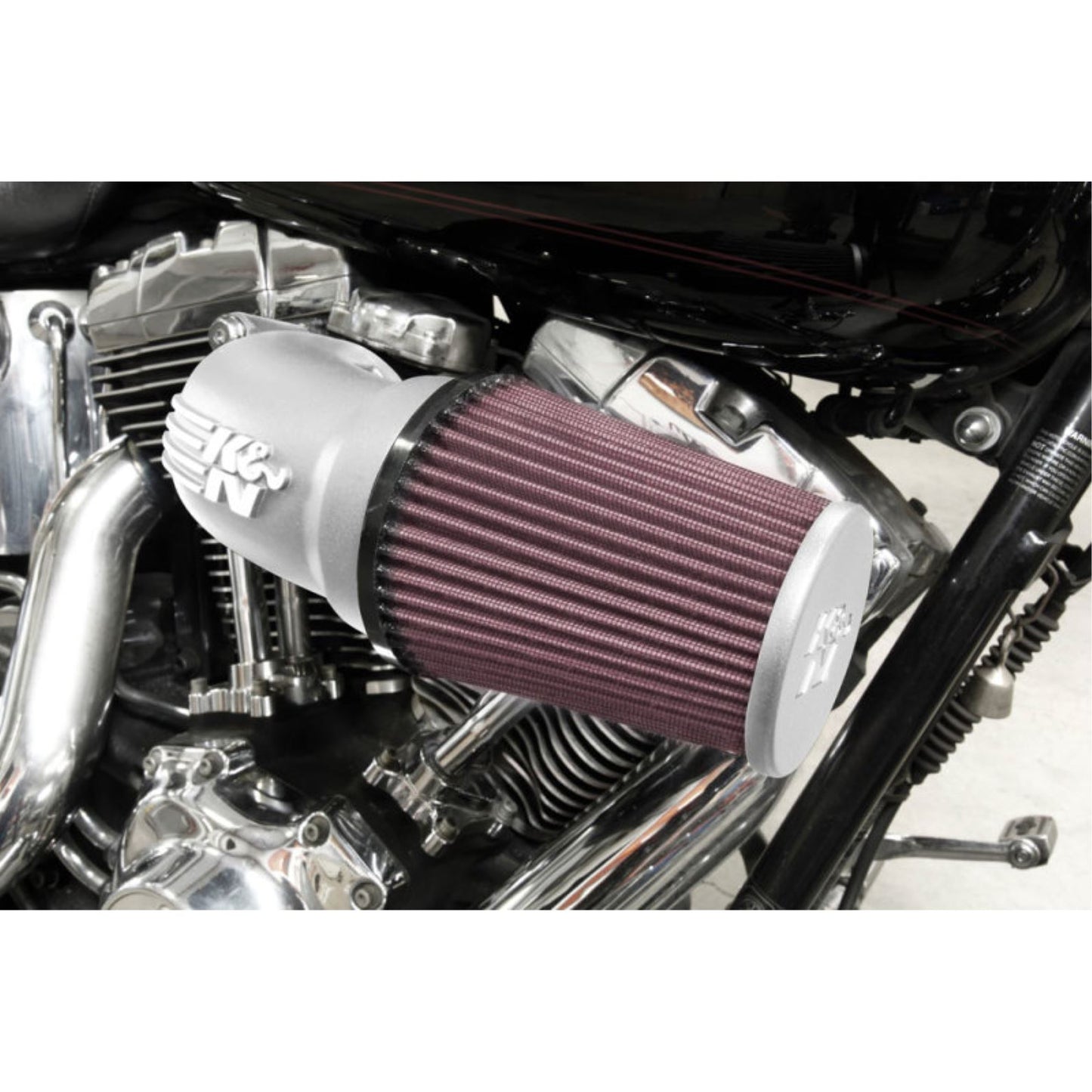 K&N Filters Intake Kit Softail/Dyna Silver [MPN: 57-1137S]_1754230