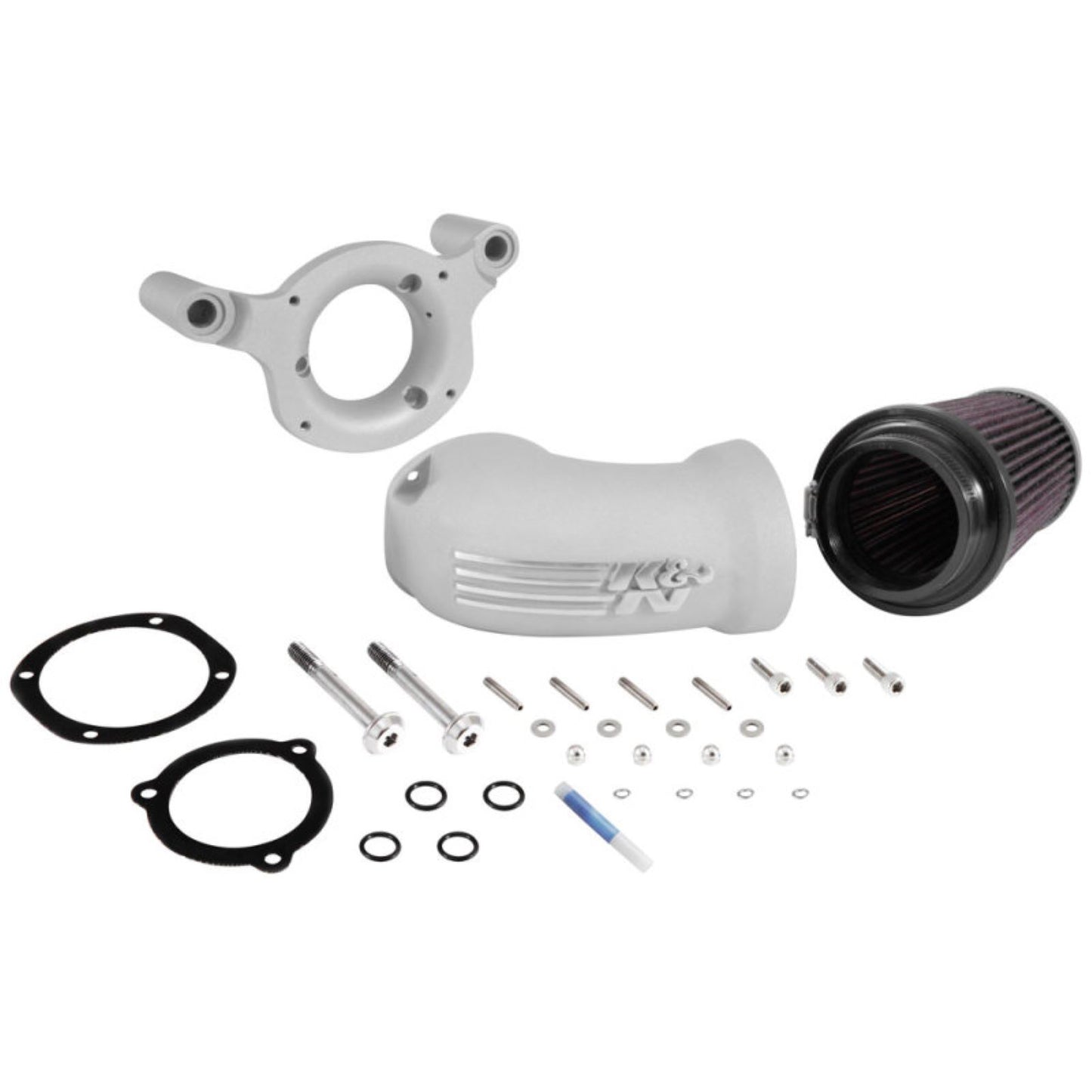 K&N Filters Intake Kit Softail/Dyna Silver [MPN: 57-1137S]_1754231