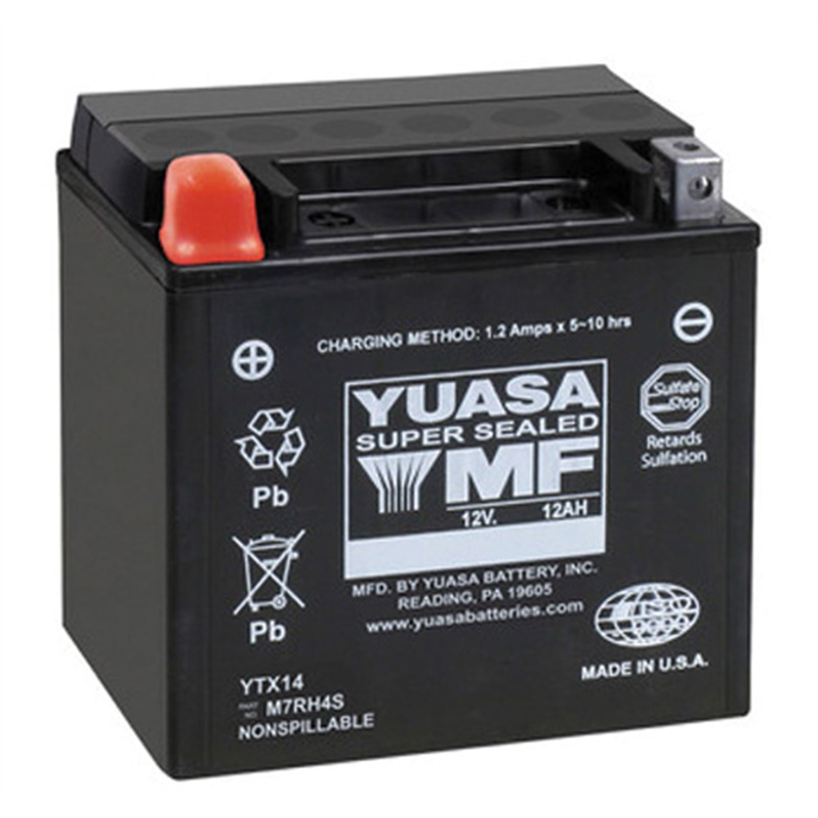 Yuasa AGM Battery - 12V - 12ah - YTX14 YUAM7RH4S_600185