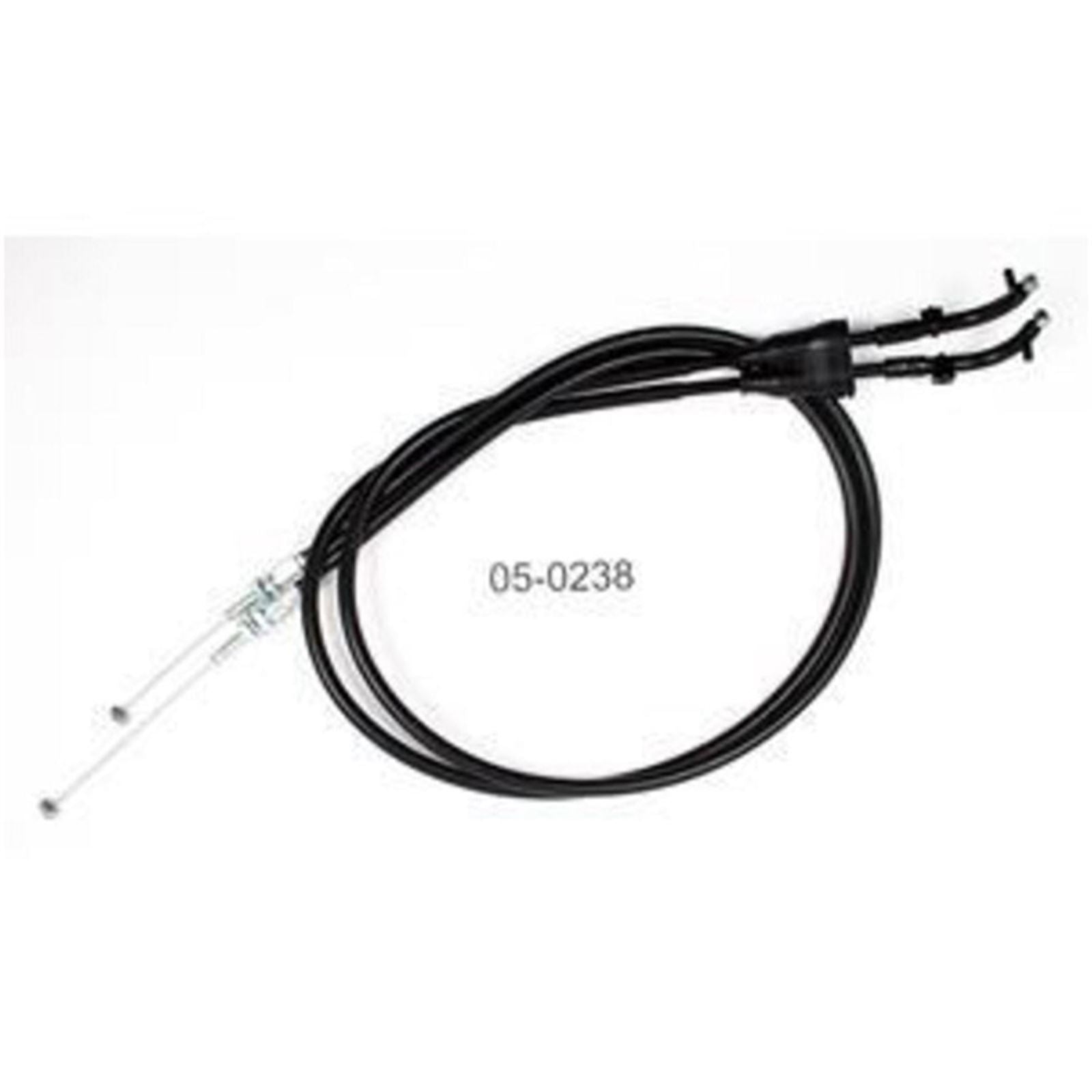 Motion Pro Black Vinyl Throttle Cable Set 05-0238_600188