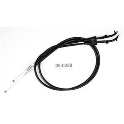 Motion Pro Black Vinyl Throttle Cable Set 05-0238_600188