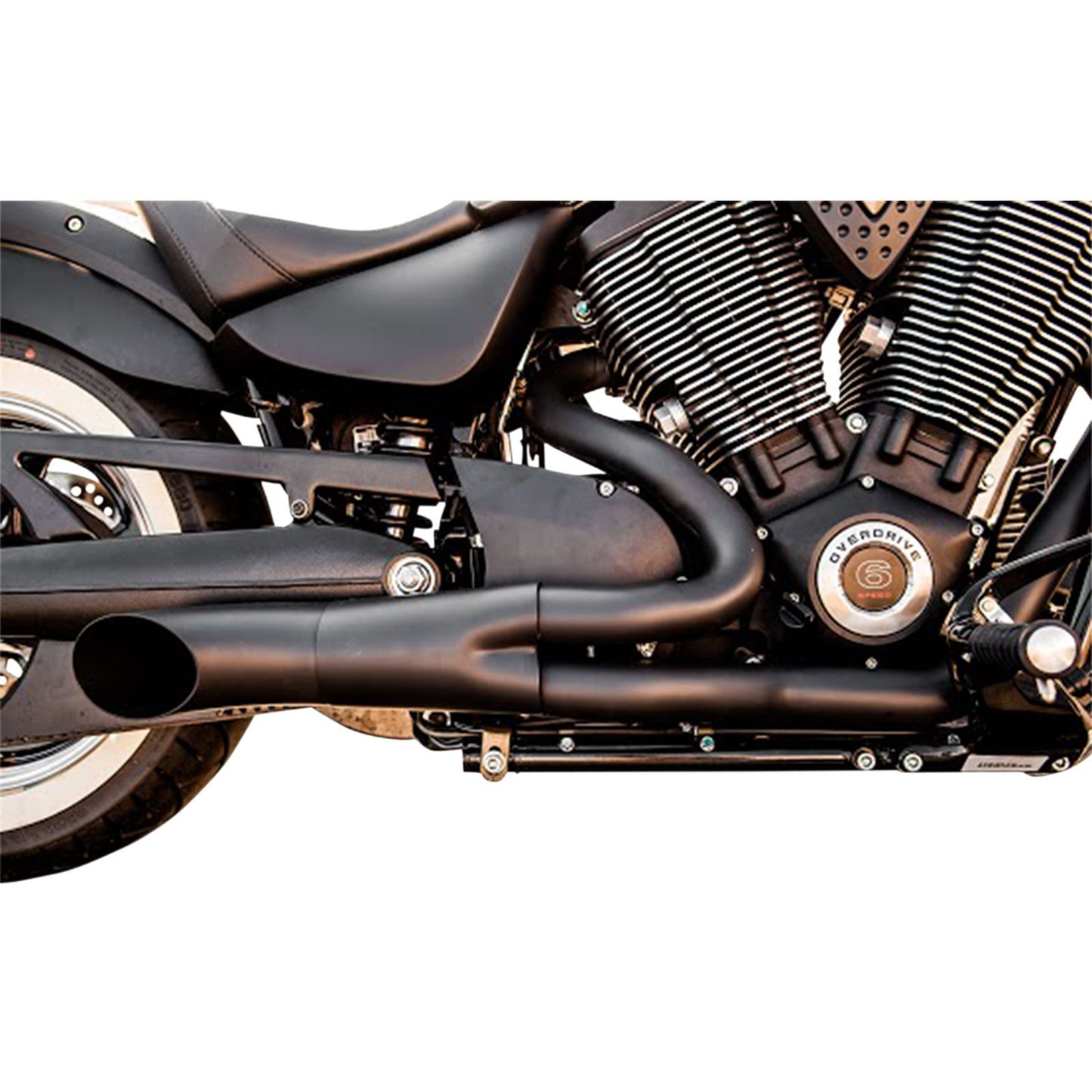 Trask Performance 2:1 Exhaust - Black - Victory [MPN: TM-3033BK]_485491