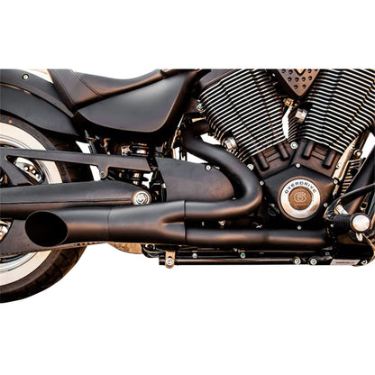 Trask Performance 2:1 Exhaust - Black - Victory [MPN: TM-3033BK]_485491