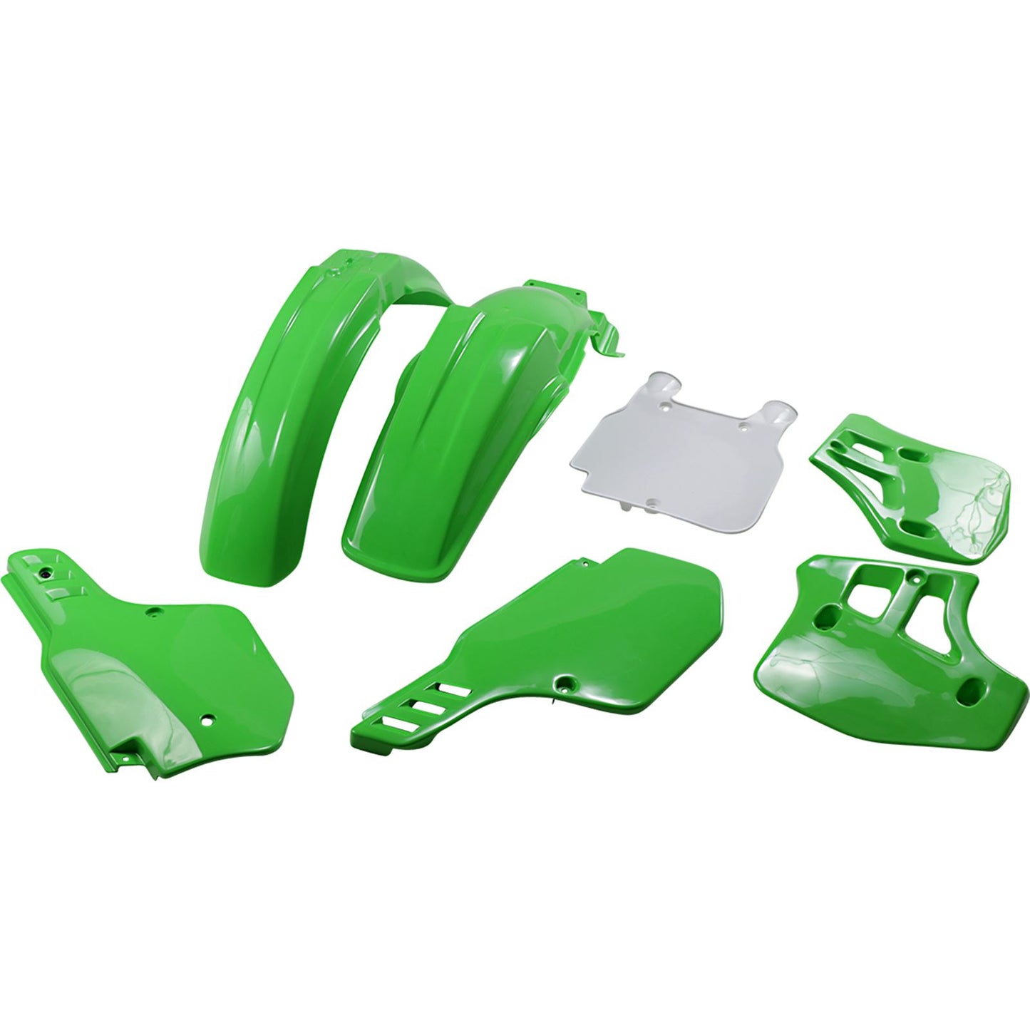 UFO Plastics Body Kit - Green/White - KX500 - '93-'95 [MPN: KAKIT187-999]_1042353