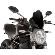 Puig Race Windscreen - Black - Tour for Ducati [MPN: 8900N]_461435